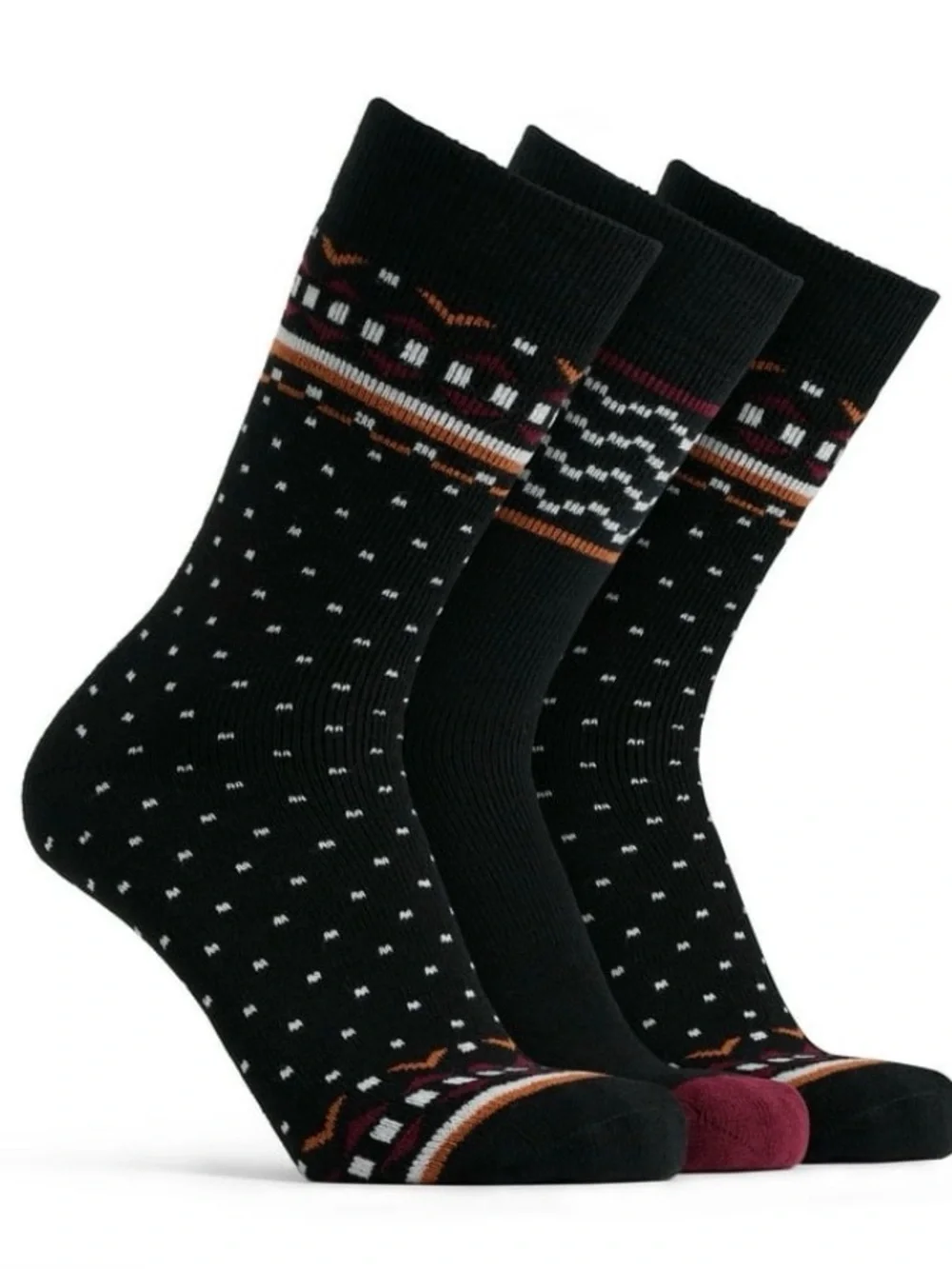New men’s 3 pairs light heat socks shoes sz 7-12